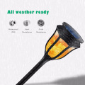 STARYNITE waterproof outdoor solar panel powered garden torch flickering flame lights led landscape lighting lamps for lawn yard